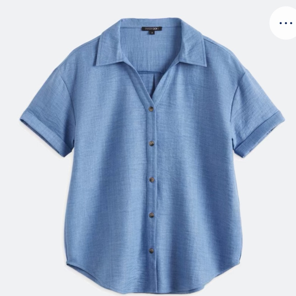 Stitch fix blue short sleeved button down
